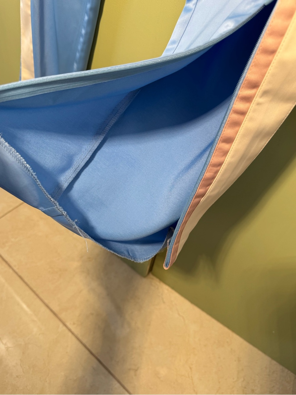 Pam & Gela Light Blue Track Joggers with Pink and Cream Side Stripes - Picture 5 of 7